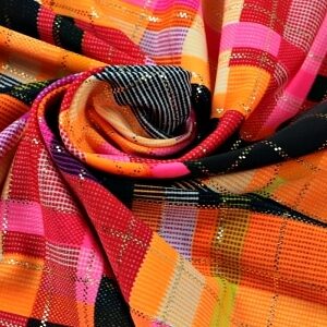 Multicolor spandex fabric